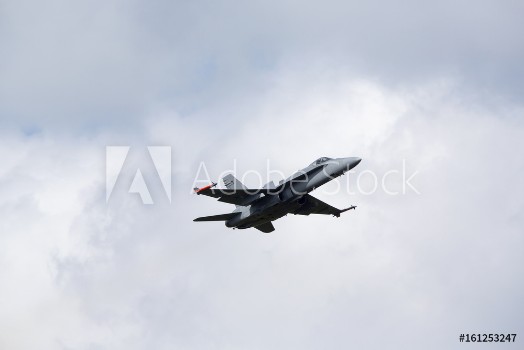 Picture of Jet fighter flying low